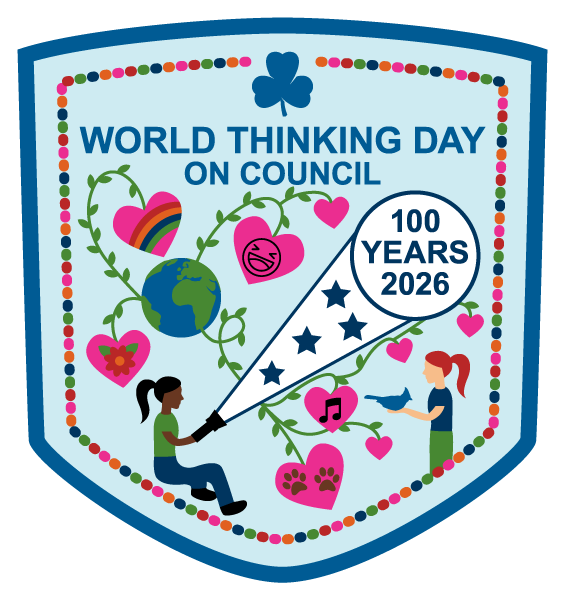 2026 100 anniversary World Thinking Day Crest