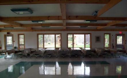Doe Lake Lodge dining area
