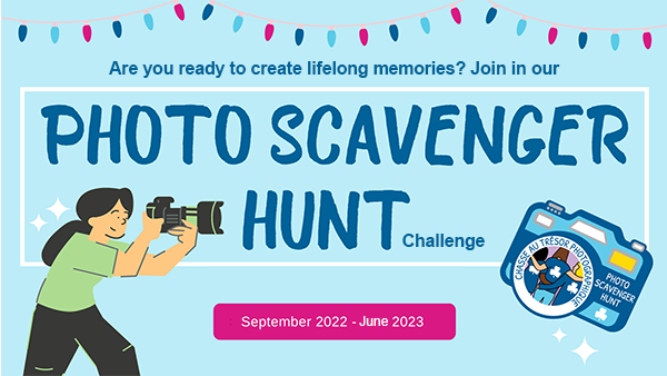Are you ready to create lifelong memories? Join in our Photo Scavenger Hunt Challege September 2022-January 2023