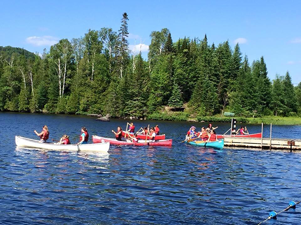 2024 photo of canoes on lake