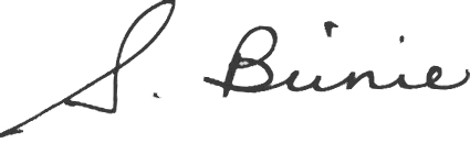 Susan Birnie e-signature
